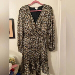 Floral Mini Dress, XL